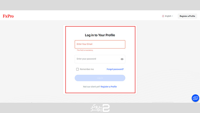 fxpro login